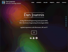 Tablet Screenshot of danjoannis.com